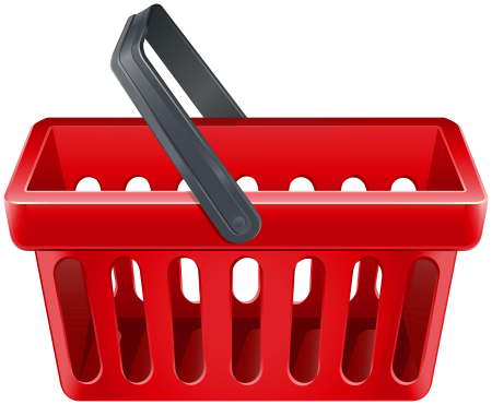 Корзина продуктов без фона