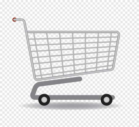 Тележка для продуктов без фона