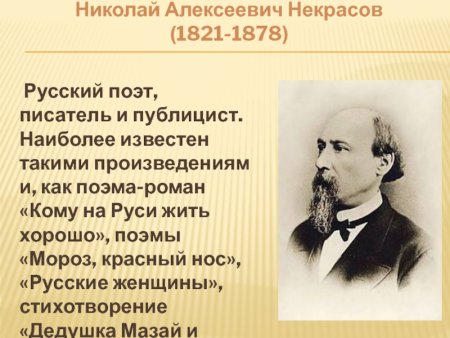Некрасов 1821-1878
