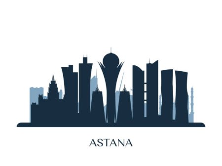 Казахстан город вектор