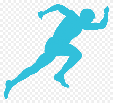 Легкоатлет силуэт