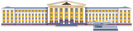 Расположение корпусов УГАТУ Уфа