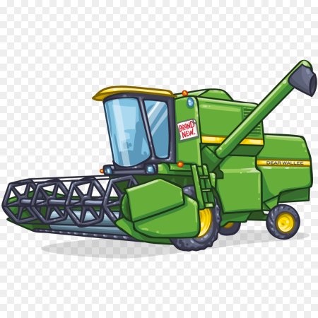 John Deere комбайн рисунок