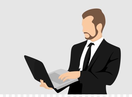 Мультяшный бизнесмен