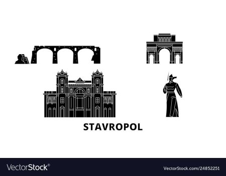 Тифлисские ворота Ставрополь вектор