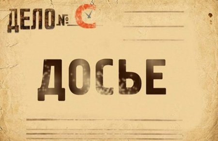 Досье шаблон