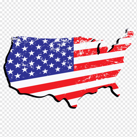 США на белом фоне