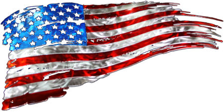 Развивающийся флаг США