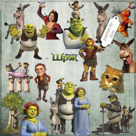 Шрек 3 герои мультфильма