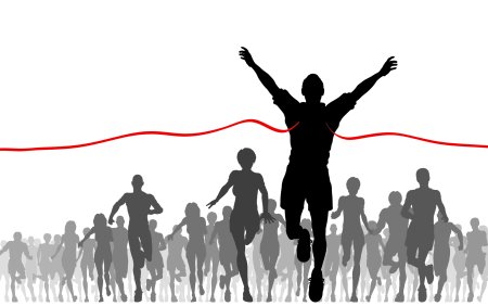 Спортивные соревнования силуэты