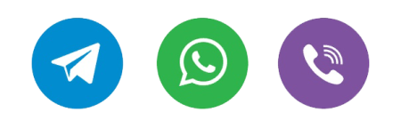 Значки WHATSAPP Viber Telegram