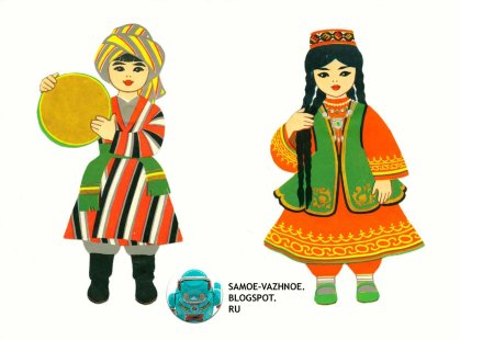 Наряди куклу в национальный костюм Башкирский