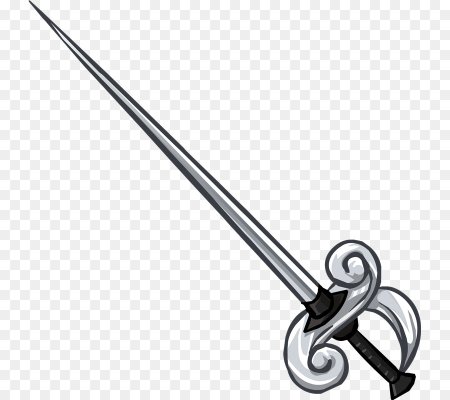 Шпага на прозрачном фоне