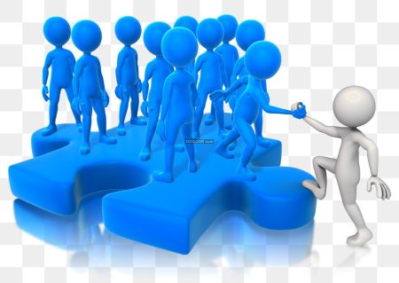 Синий человечек