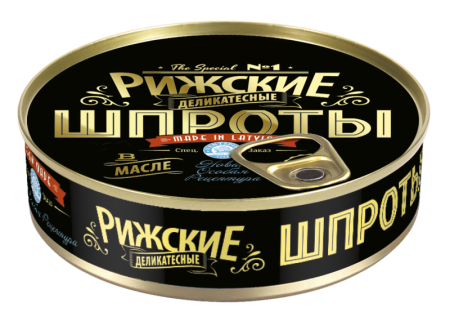 Рижские шпроты 160 гр