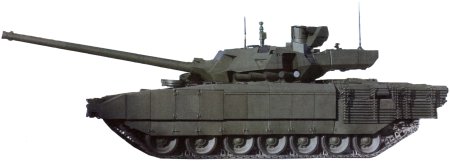 Танк т14 вид сбоку