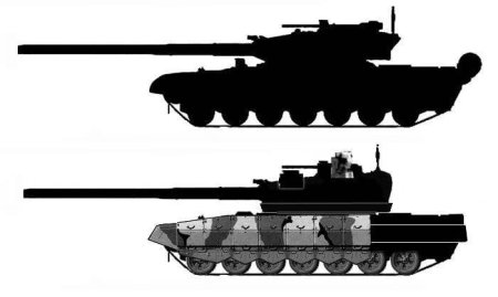 Т-72 силуэт