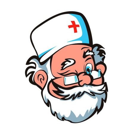 Доктор Айболит на прозрачном фоне