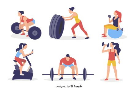 Спортивный инвентарь силуэт