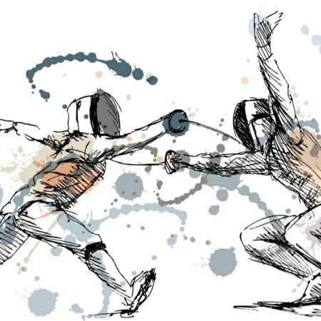 Фехтование рисунок