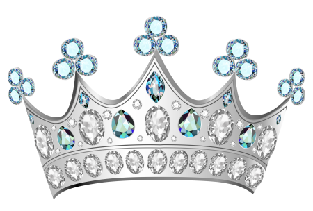 Diamond Silver Tiara Crown