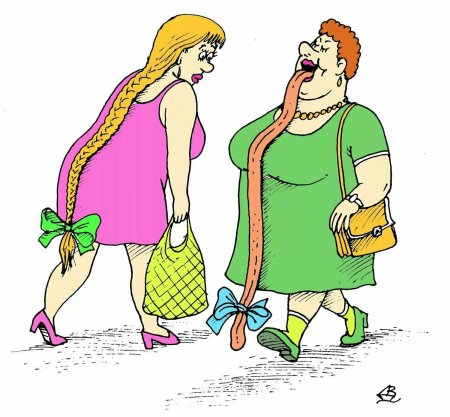 Карикатуры на женщин смешные