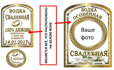 Водка рисунок