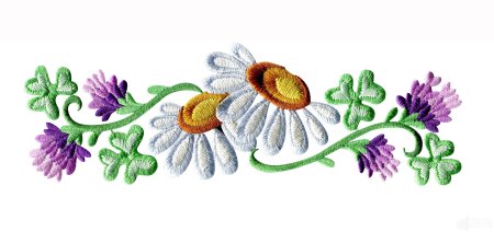 Вышивка на прозрачном фоне