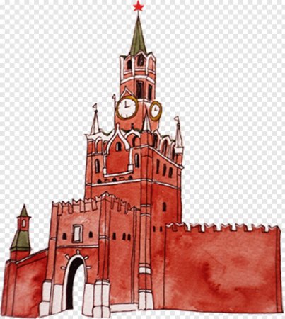 Спасская башня Москва вектор