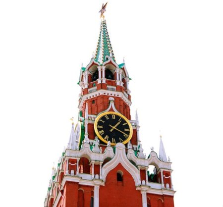 Спасская башня Московского Кремля PNG