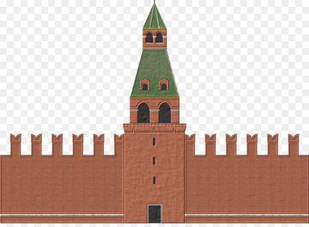 Сенатская башня Кремля бумага