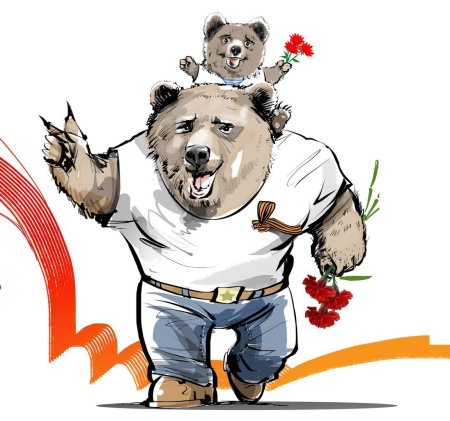 Русский медведь карикатуры