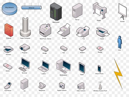 Фигуры СКУД для Visio