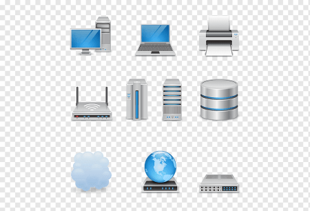 Иконки для Visio компьютерные сети