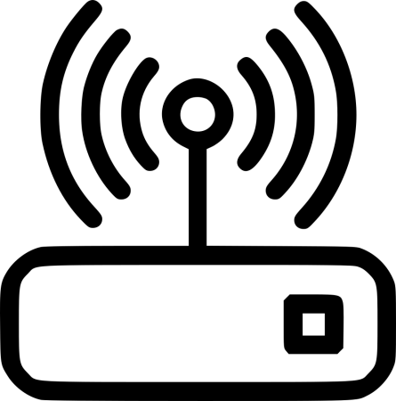 Роутер -вай фай -WIFI пиктограмма