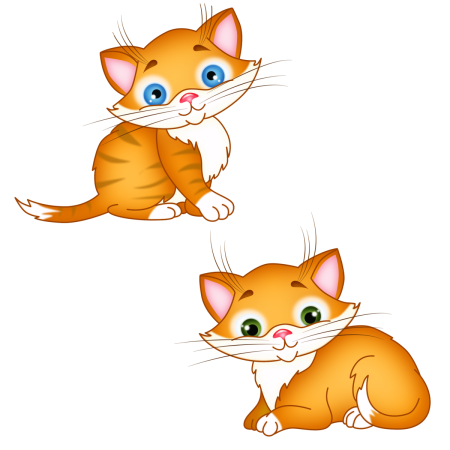 Кошка клипарт на прозрачном фоне