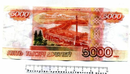 Купюра 5000 Хабаровск
