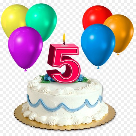 С днем рождения 5 лет