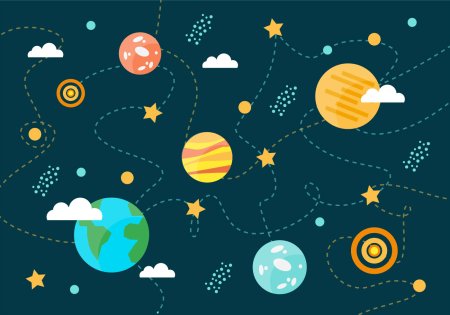 Стилизованные планеты