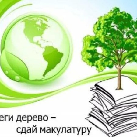 Сбереги дерево Сдай макулатуру