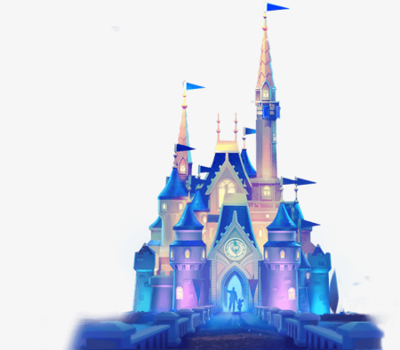 Замок Walt Disney вектор
