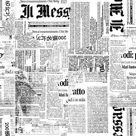 Газета черно белая