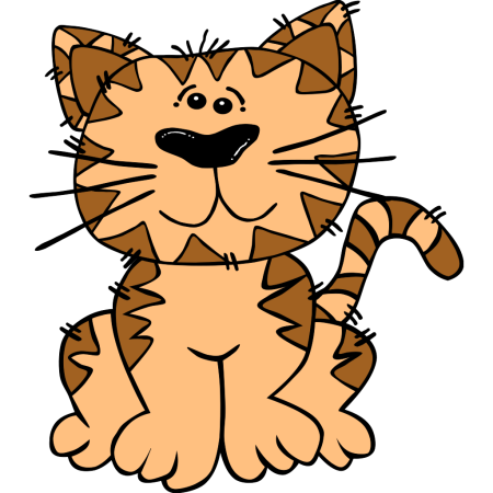 Кошечка мультяшная