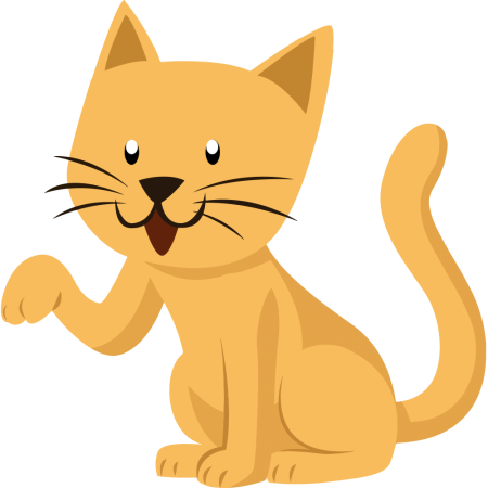 Кошечка мультяшная