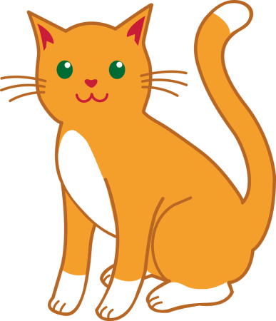 Кошка рисунок