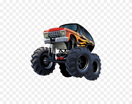 Monster Truck вид сбоку