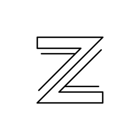 Буква z логотип
