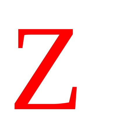 Золотая буква z
