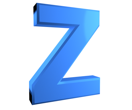 Буква z без фона