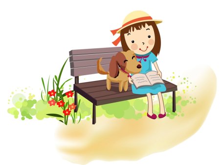 Лето с книжкой на скамейке